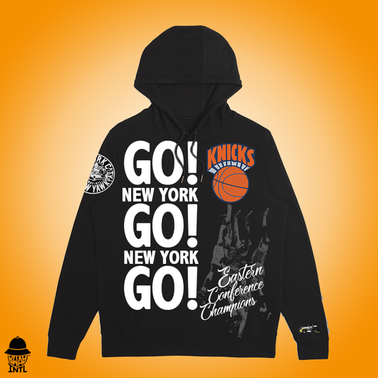 Go, New York Knicks (Pullover Hoodie)
